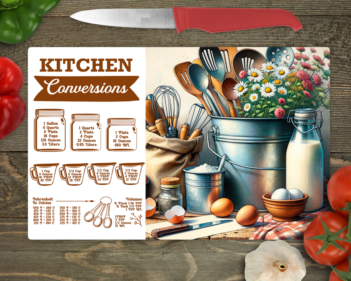 Kitchen Conversions Cutting Board