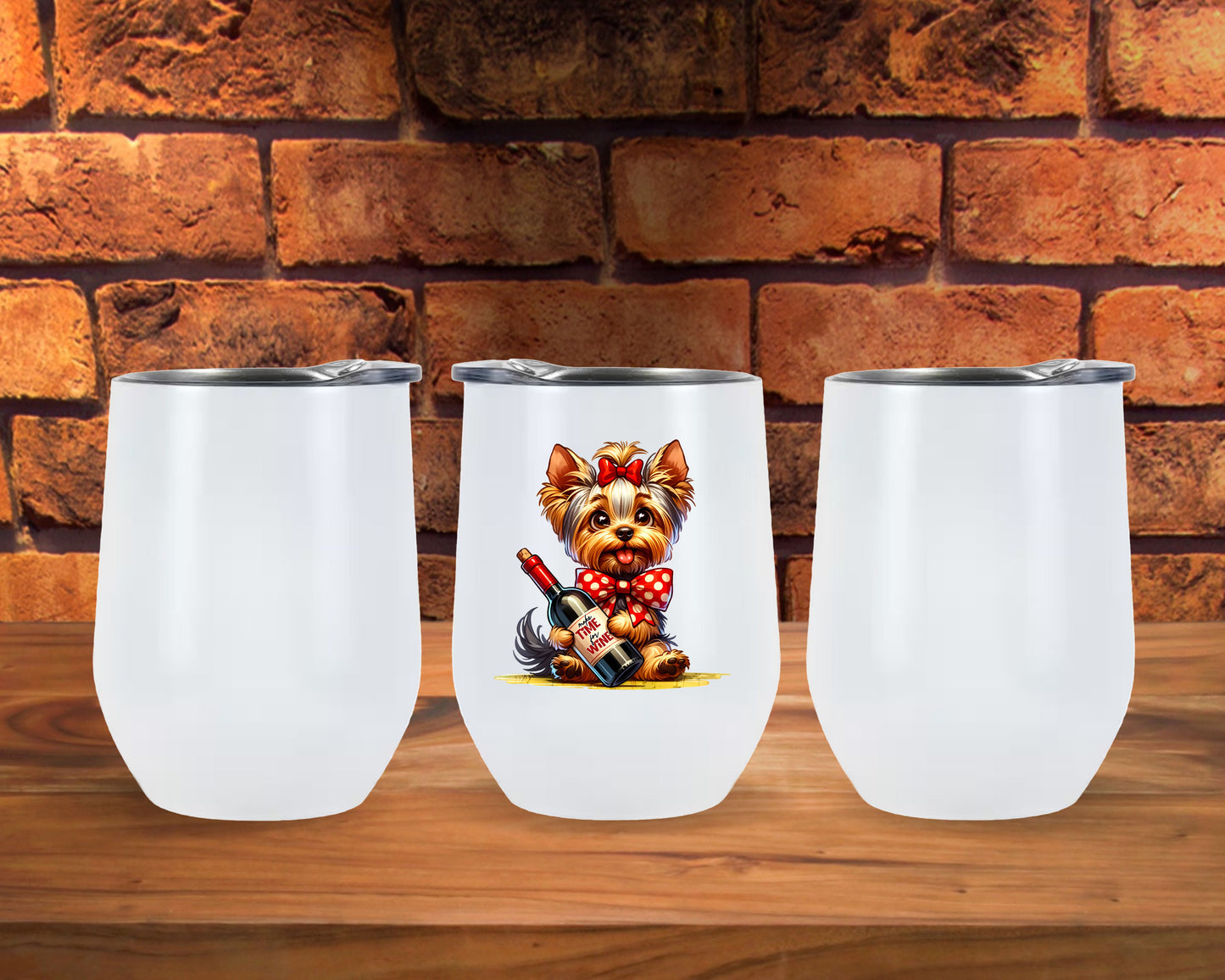 Time For Wine Glass Tumbler