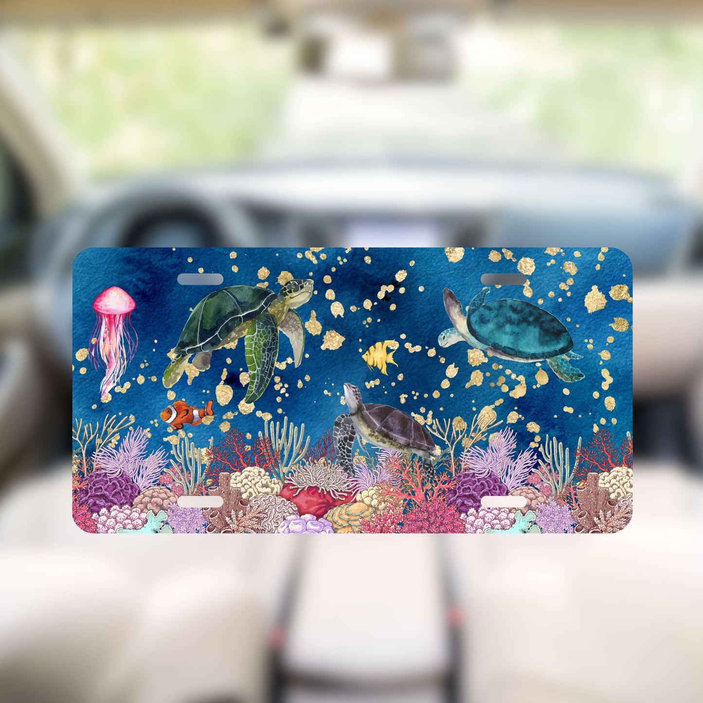 Under The Sea License Plate