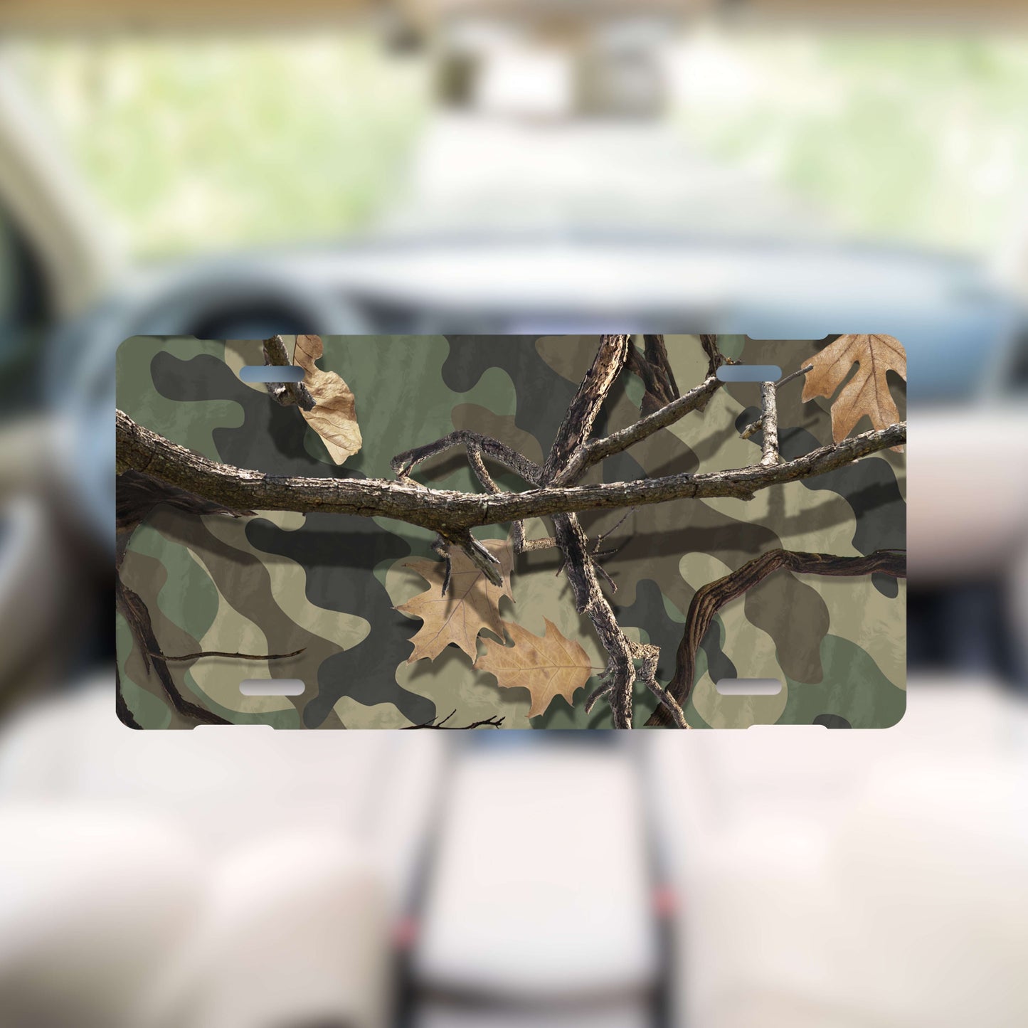 Camouflage License Plate