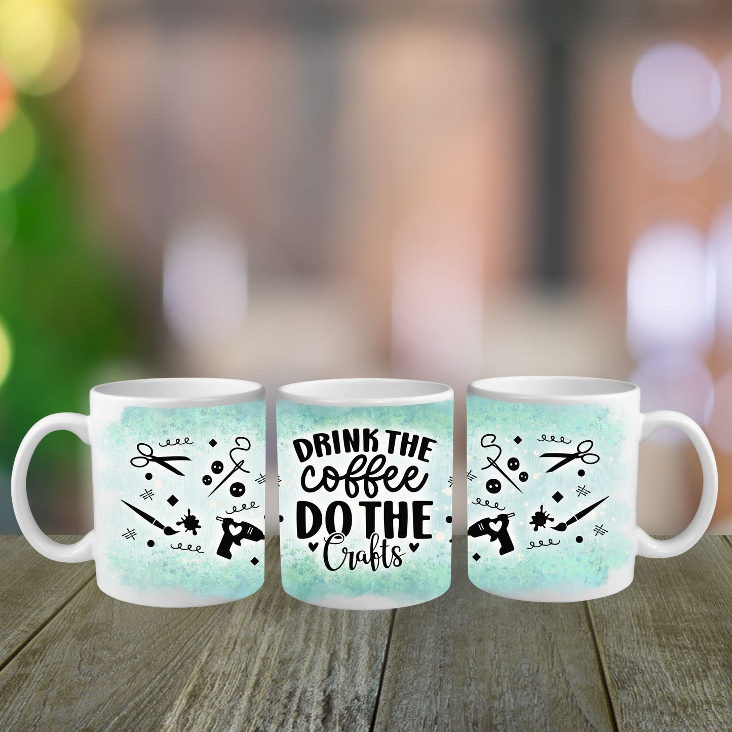 Drink The Coffee Do The Crafts Mug