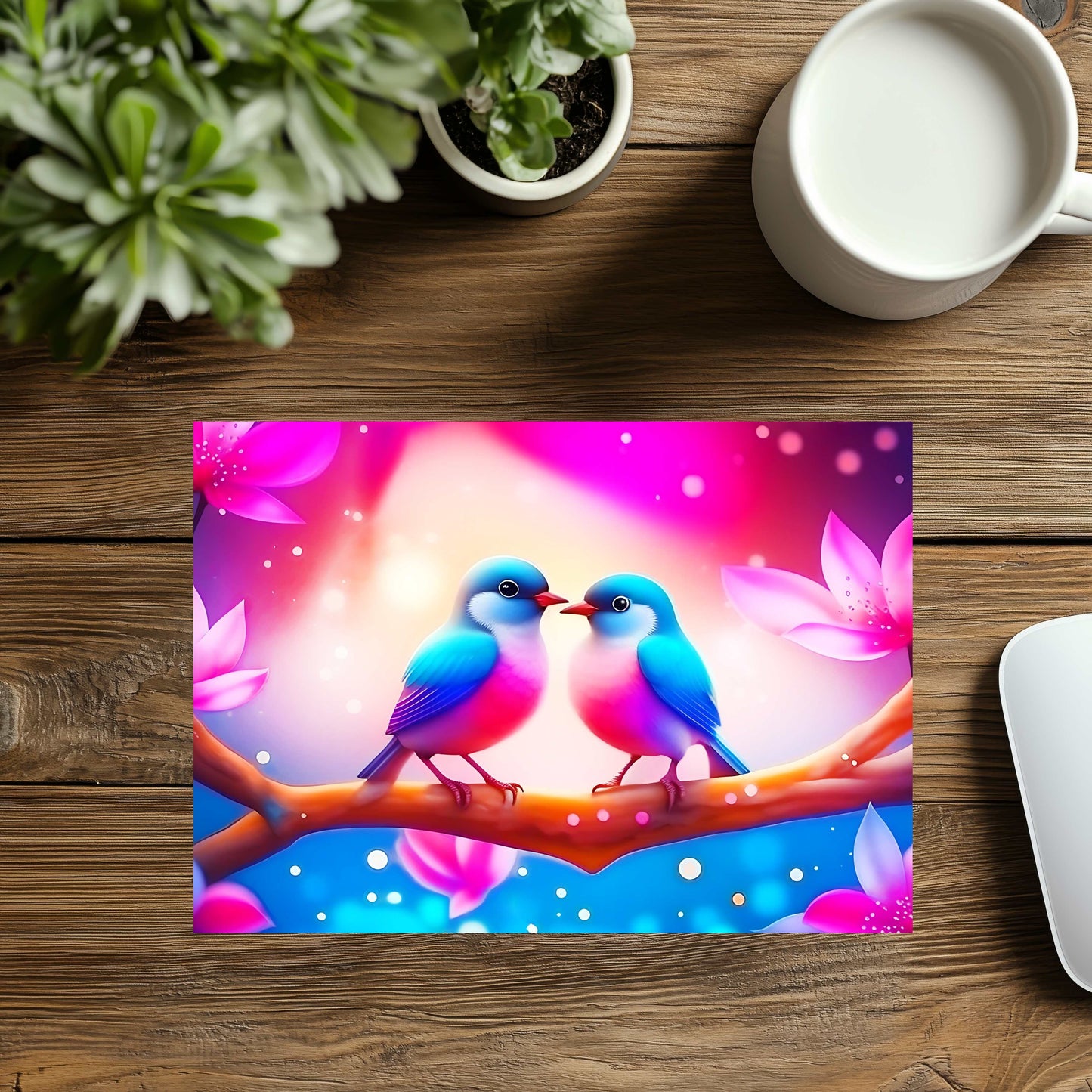Bluebirds Mousepad