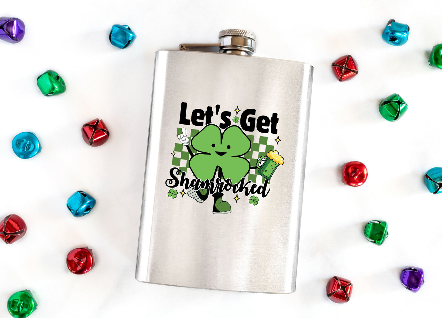 Let's Get Shamrocked Flask