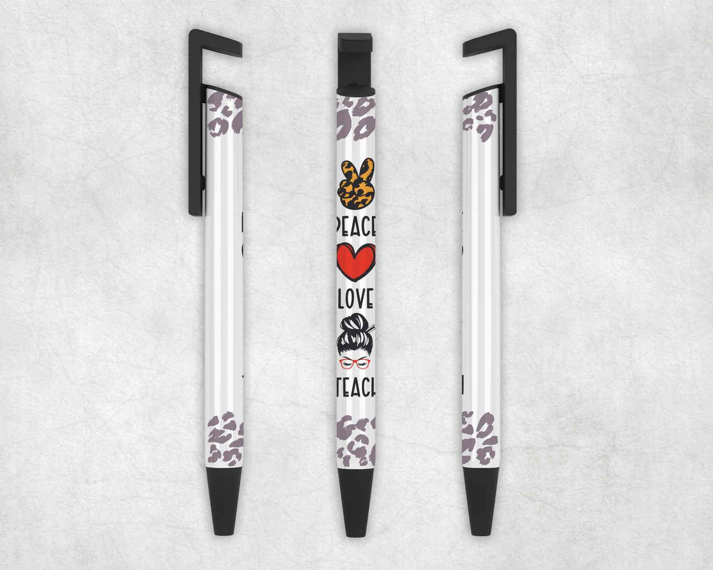 Peace Love Teach Pen