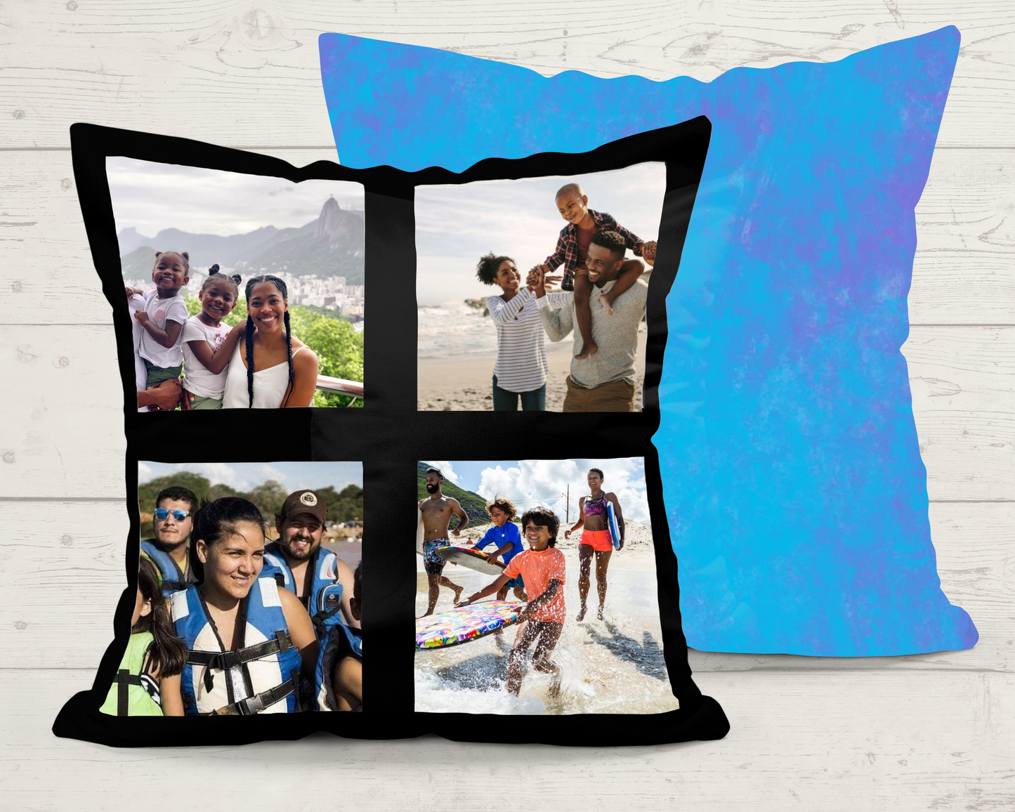 4 Slot Photo Pillow Cover