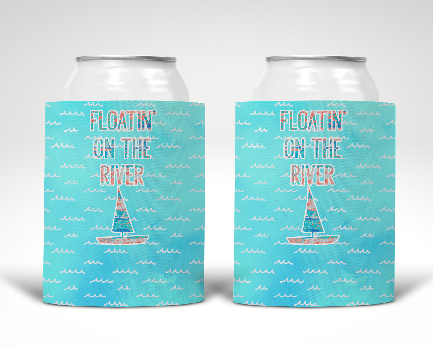 Floatin' on the River Koozie
