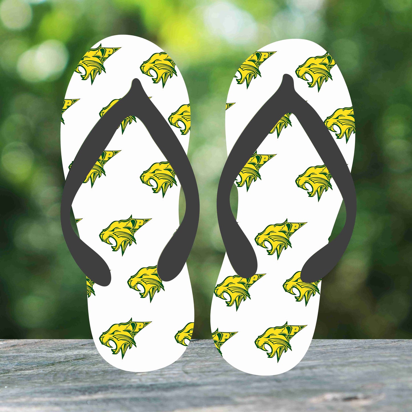 Pinelands Regional Mascot Flip Flops