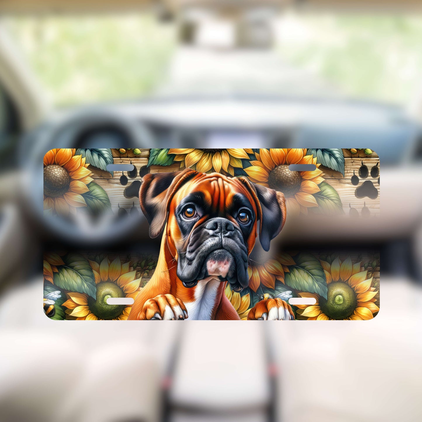 Boxer License Plate