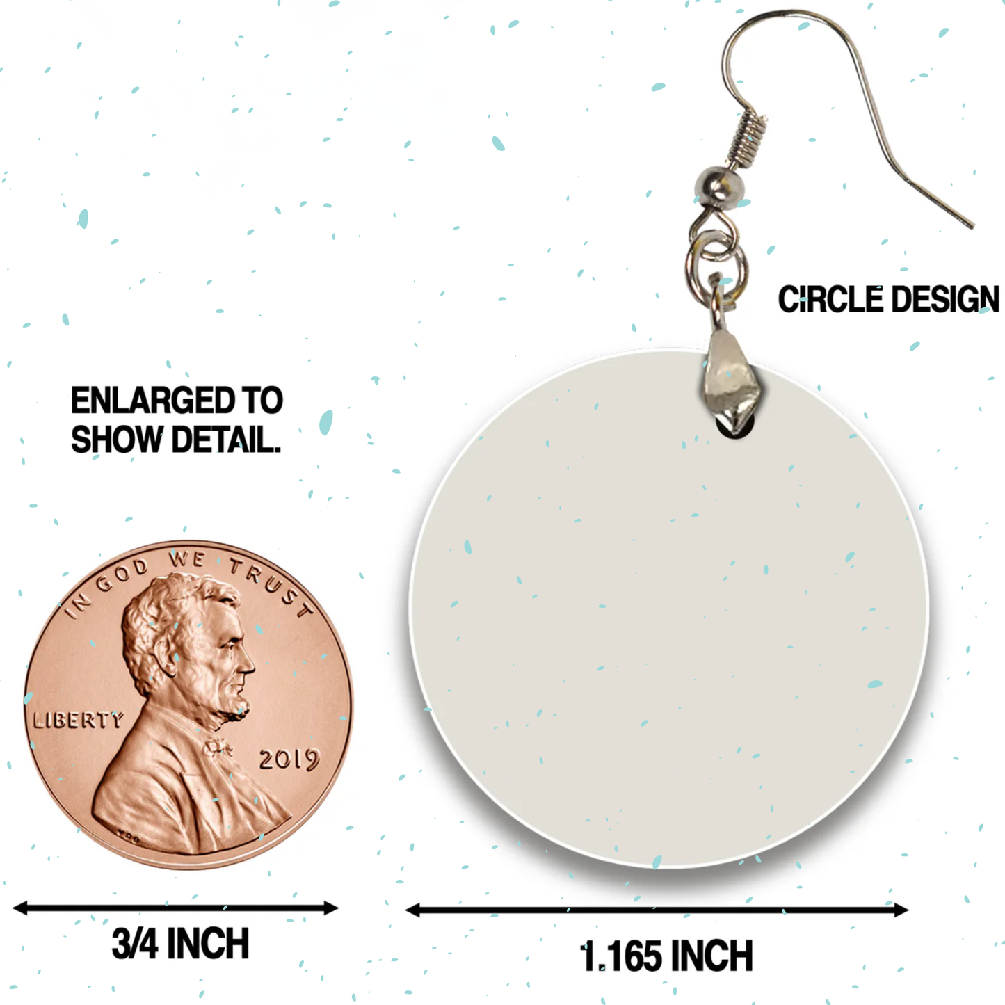 She Runs Wild Round Earrings