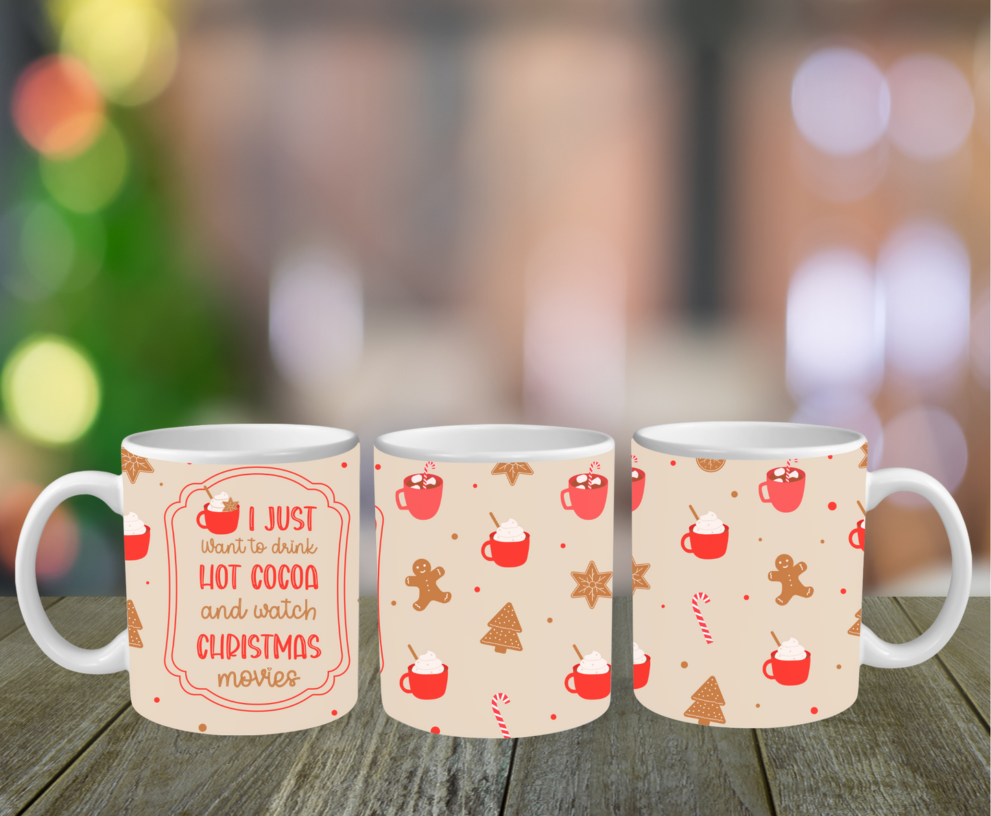 Hot Cocoa and Movie Mug