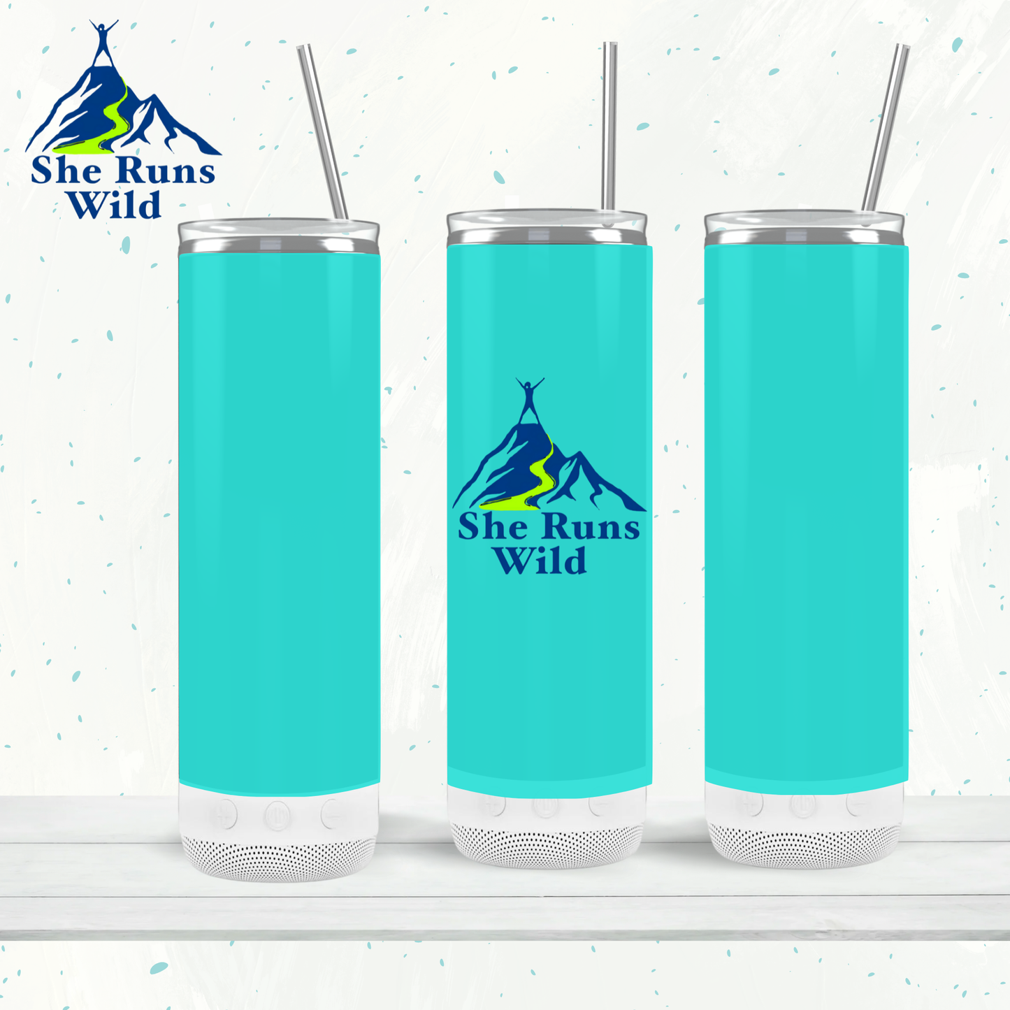 She Runs Wild Bluetooth Speaker Tumbler