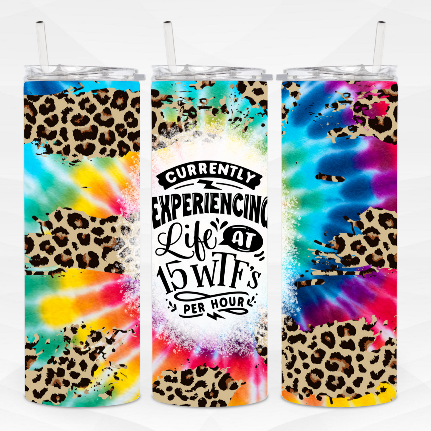 15 WTFs per Hour Skinny Tumbler