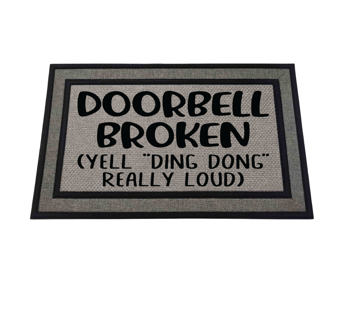Doorbell Broken Doormat