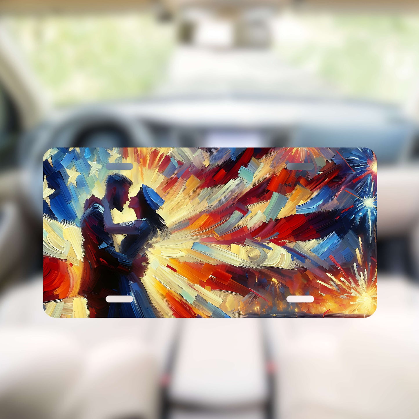 Military Love License Plate