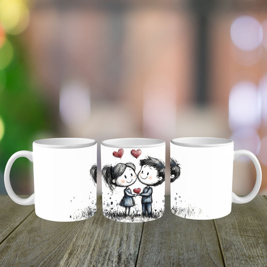 Love Couple Hearts Mug