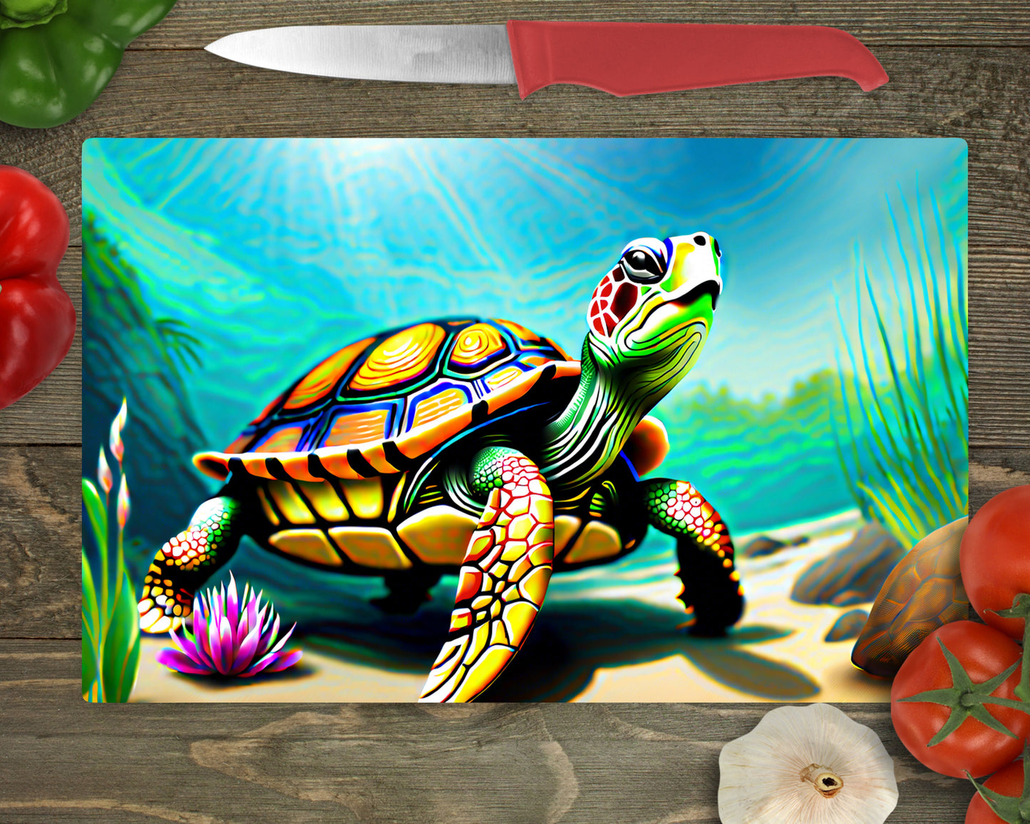 Sea Turtle Cutting Board