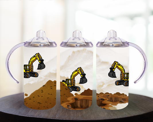 Excavator 12 oz Sippy Cup