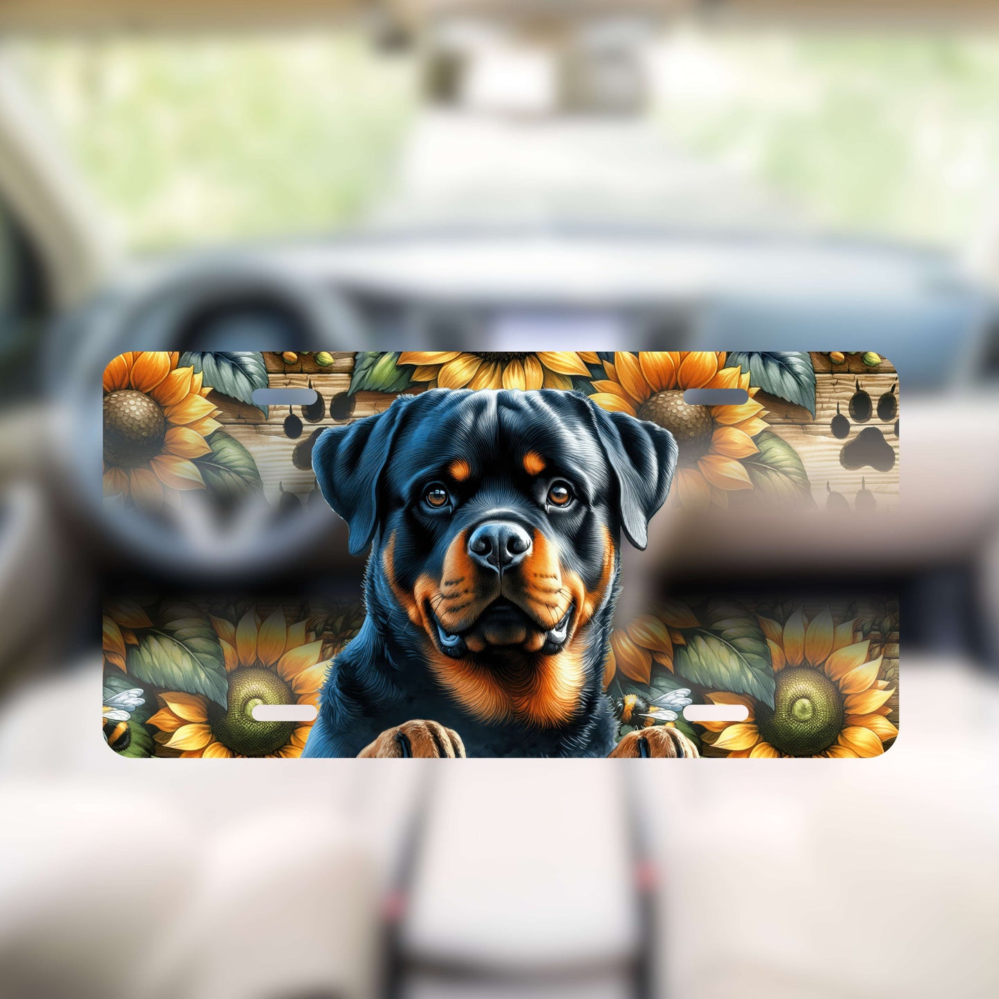 Rottweiler License Plate