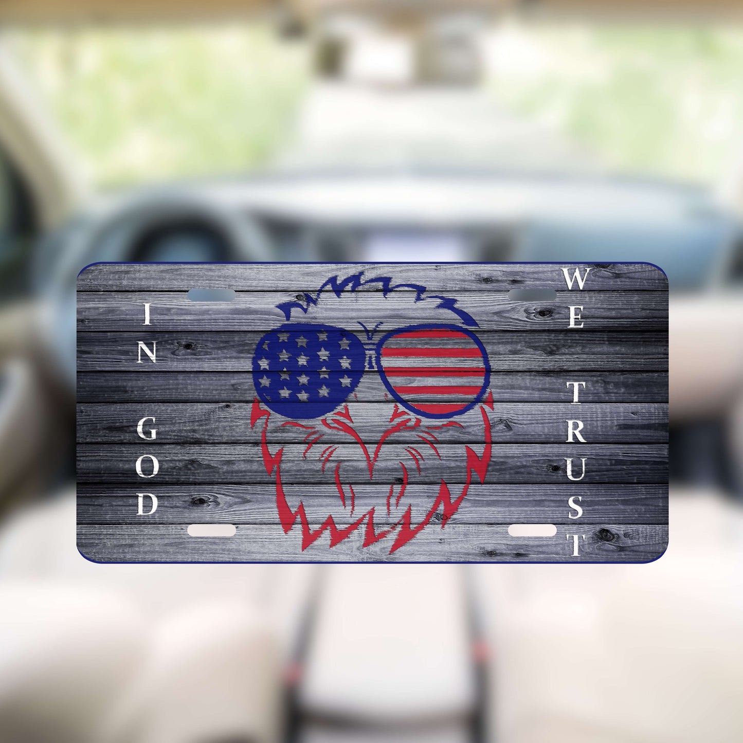 In God We Trust License Plate