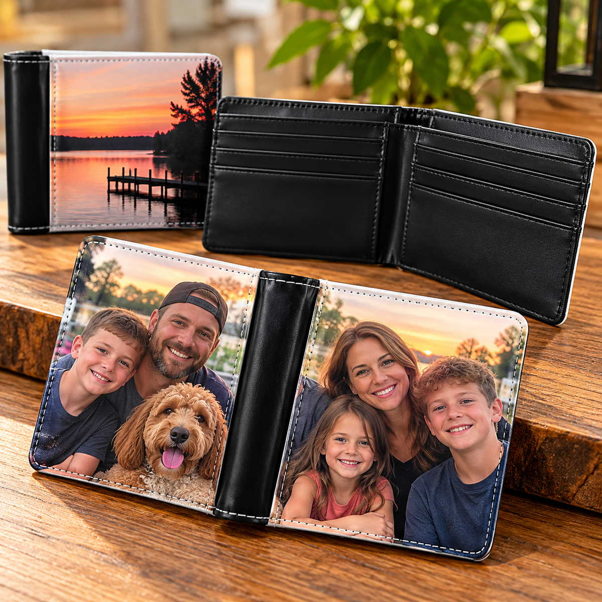 Personalized Photo Bifold Wallet – Custom Sublimation Wallet