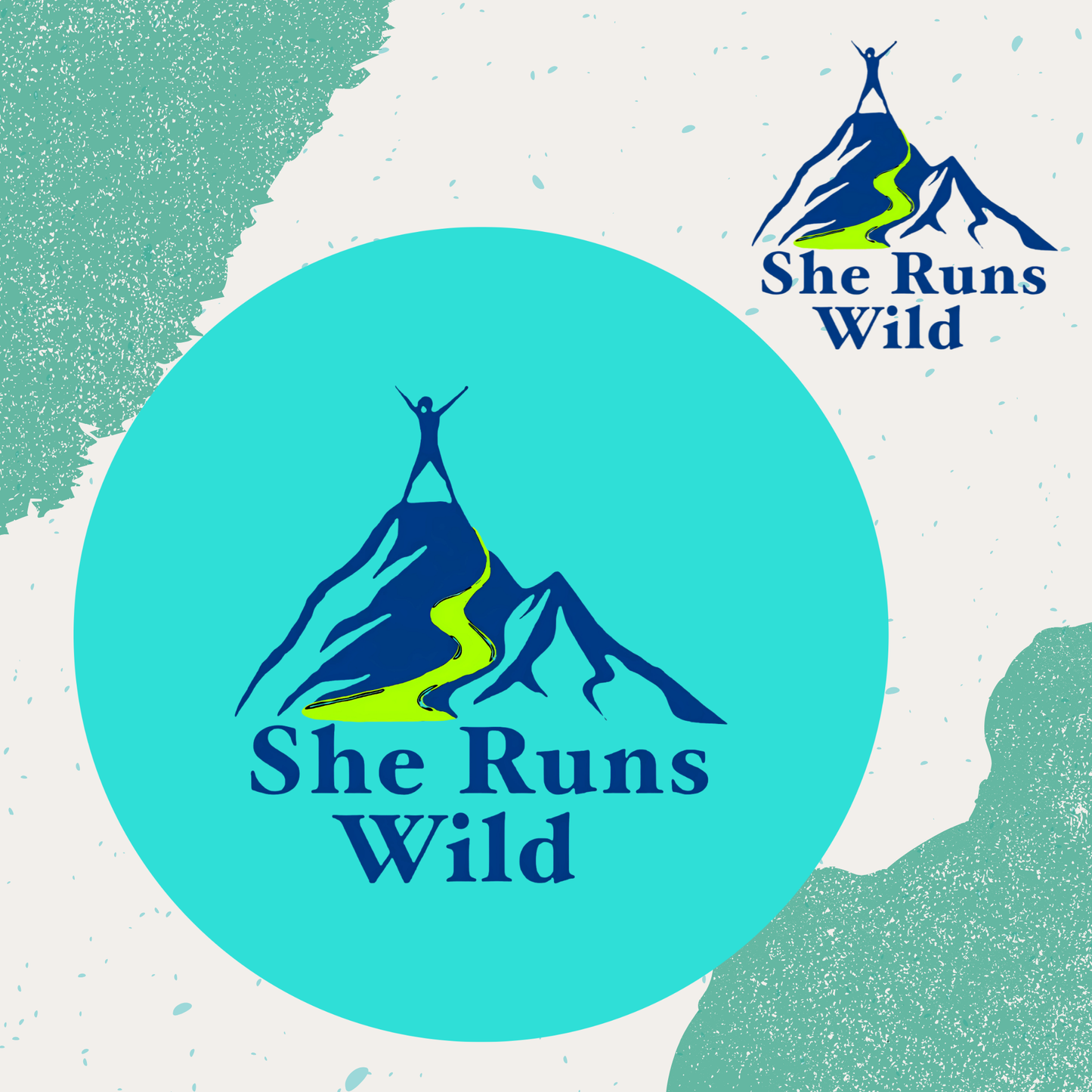 She Runs Wild Round Stickers