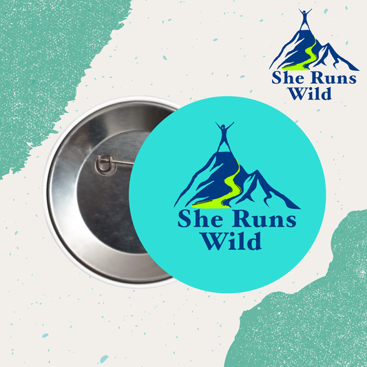 She Runs Wild Button Pins
