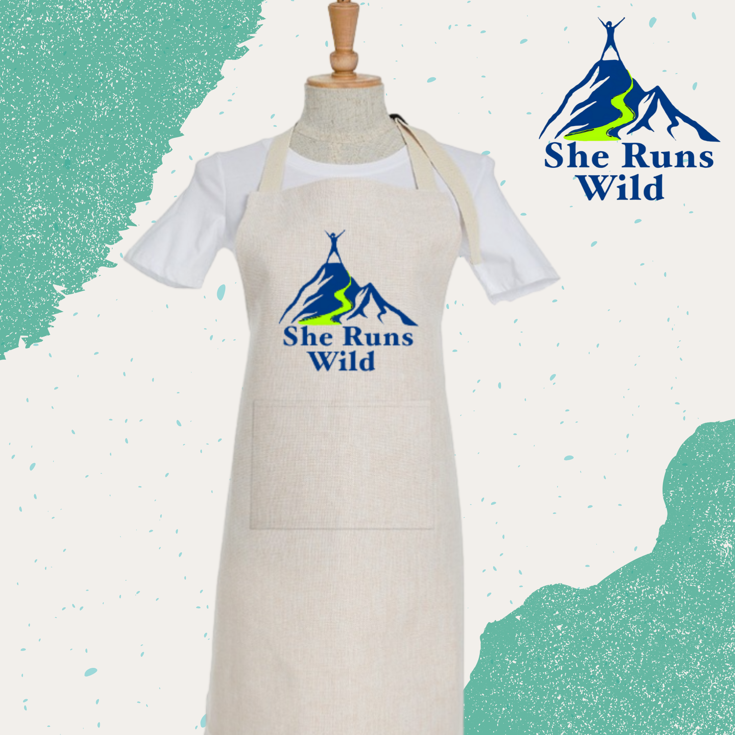 She Runs Wild Apron