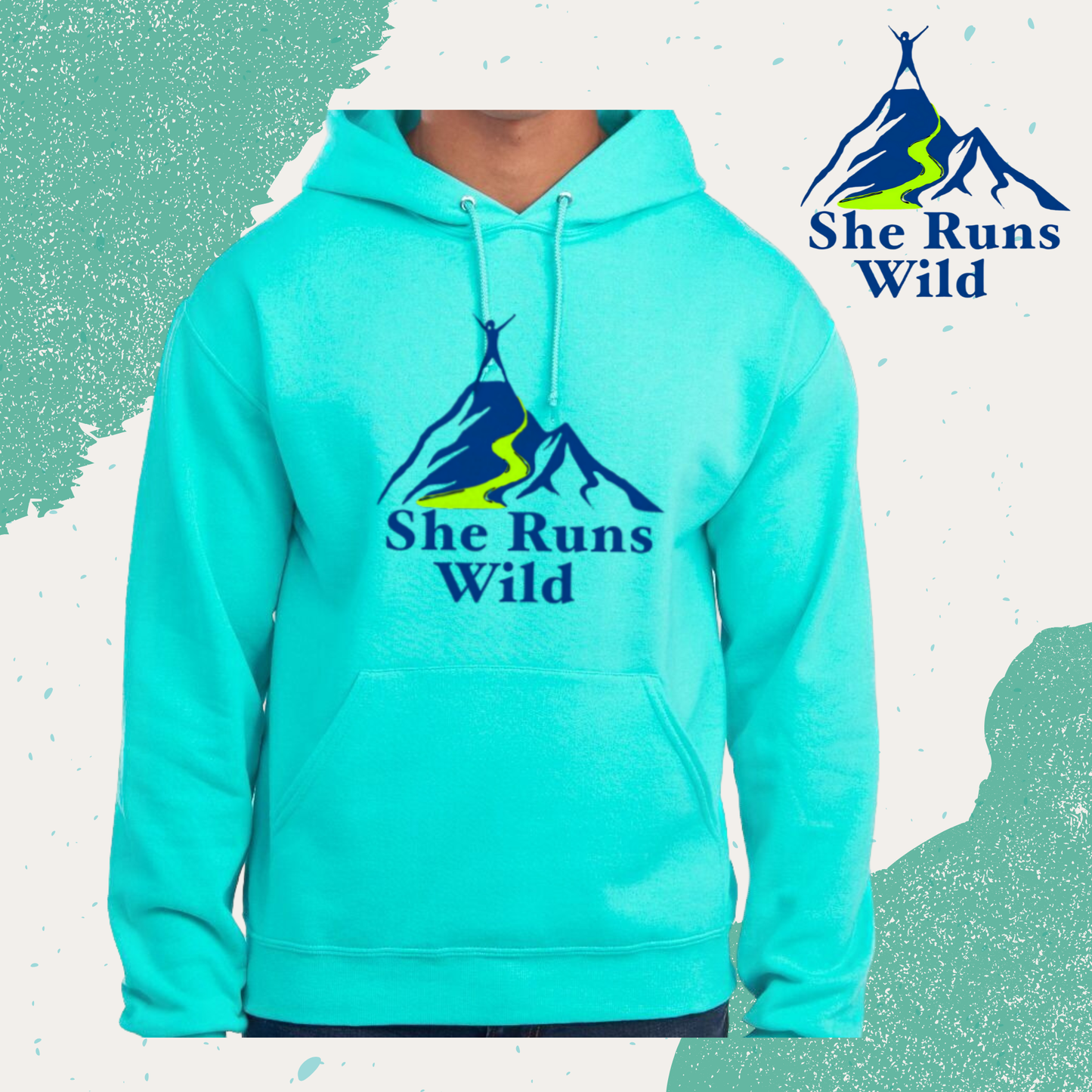 She Runs Wild Hooded Pullover Sweatshirt