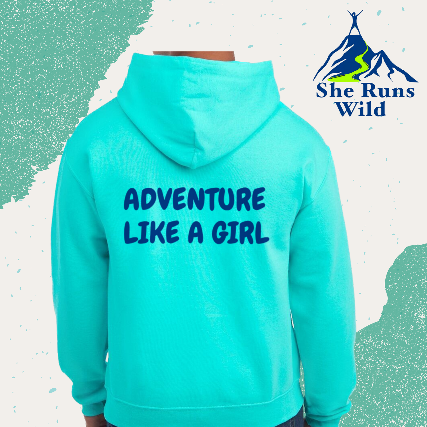 She Runs Wild Hooded Pullover Sweatshirt