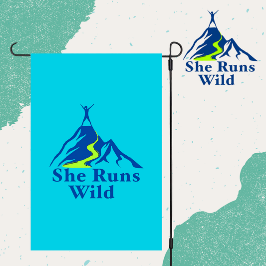She Runs Wild Garden Flag