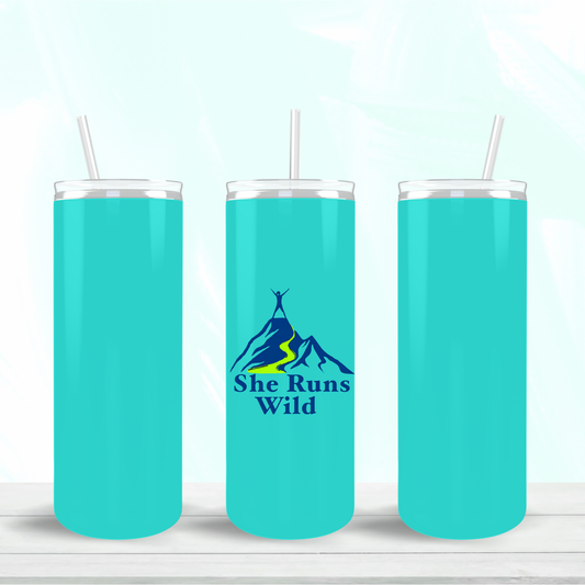 She Runs Wild Skinny Tumbler