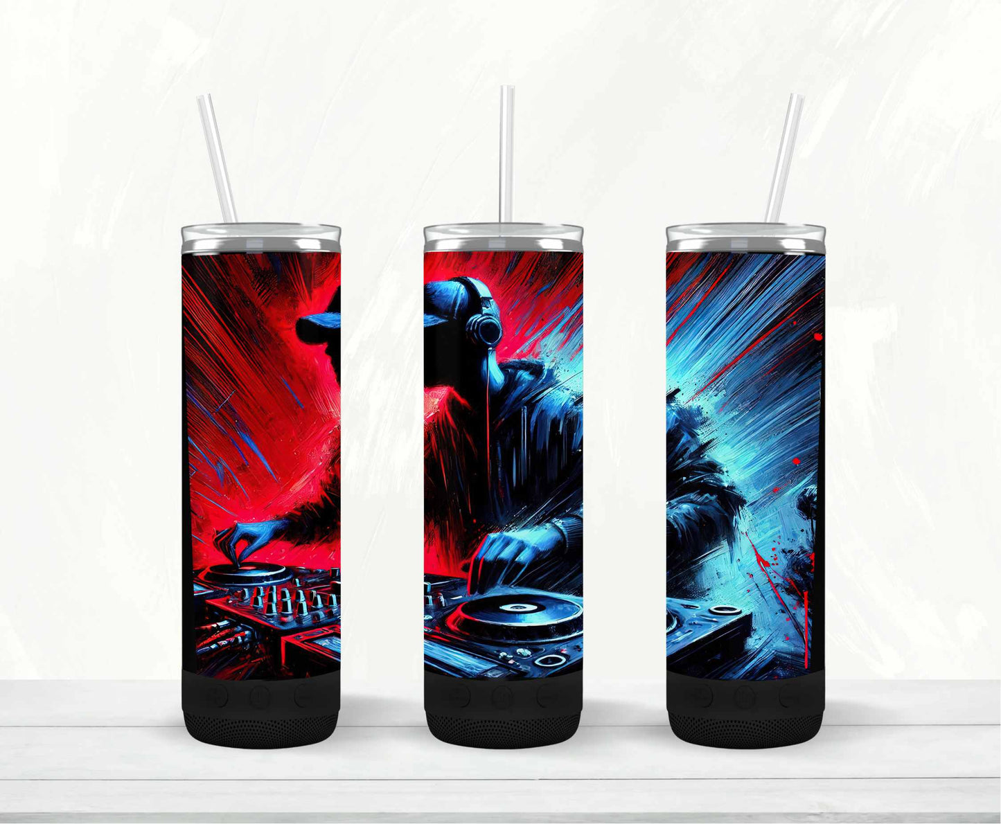 DJ Mix board Speaker Tumbler