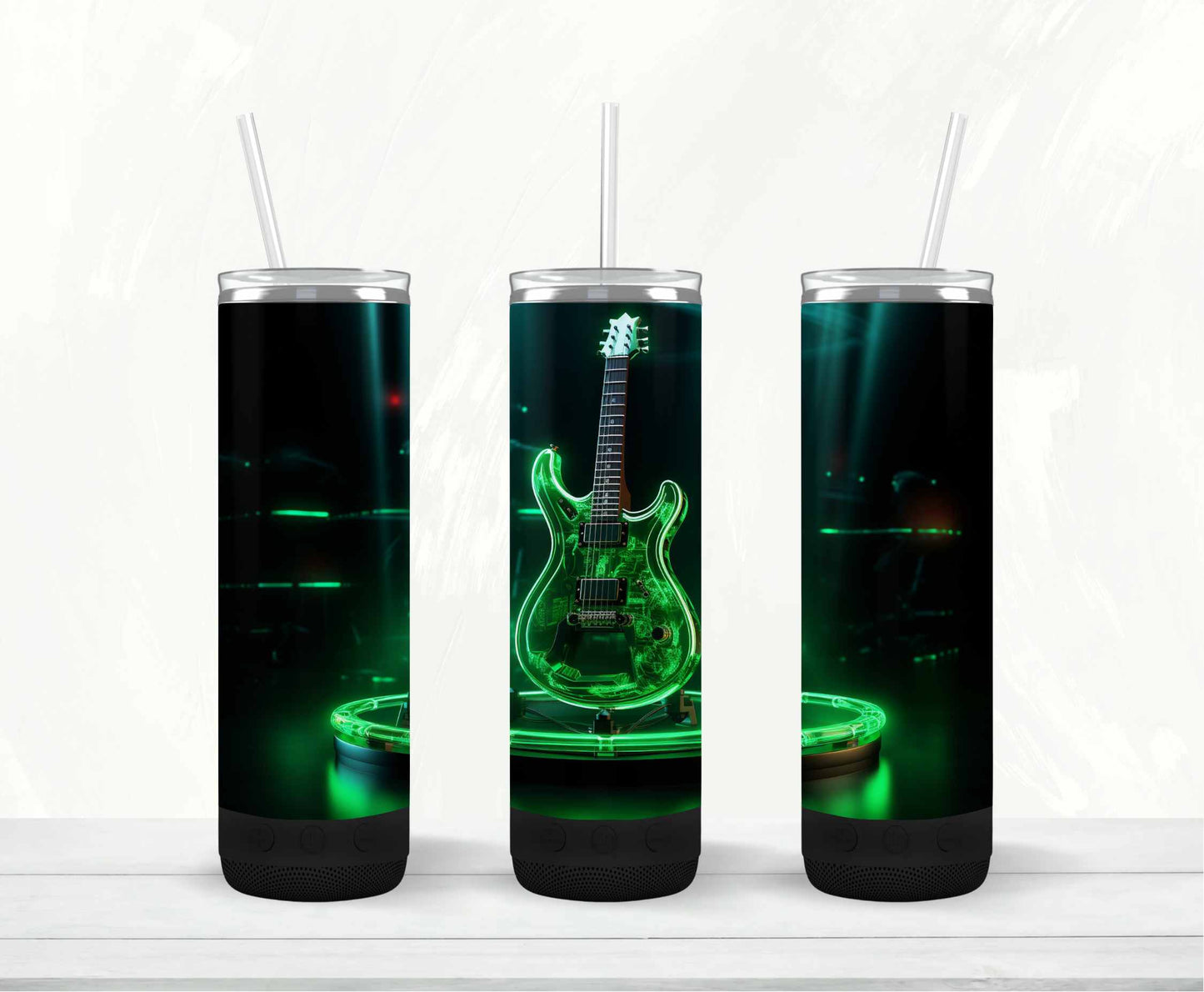 Green Guitar Speaker Tumbler