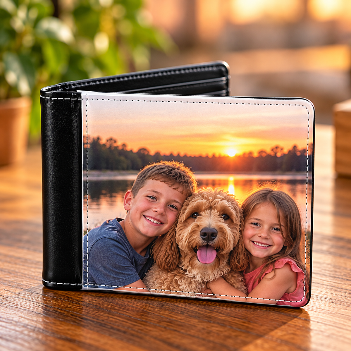 Personalized Photo Bifold Wallet – Custom Sublimation Wallet
