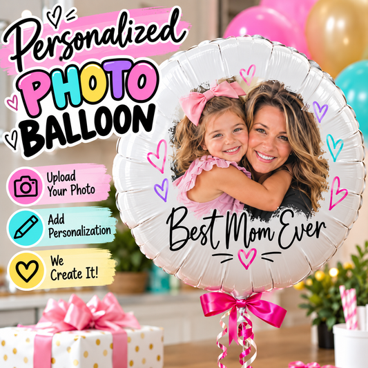 Personalized 18-Inch Photo Mylar Balloon
