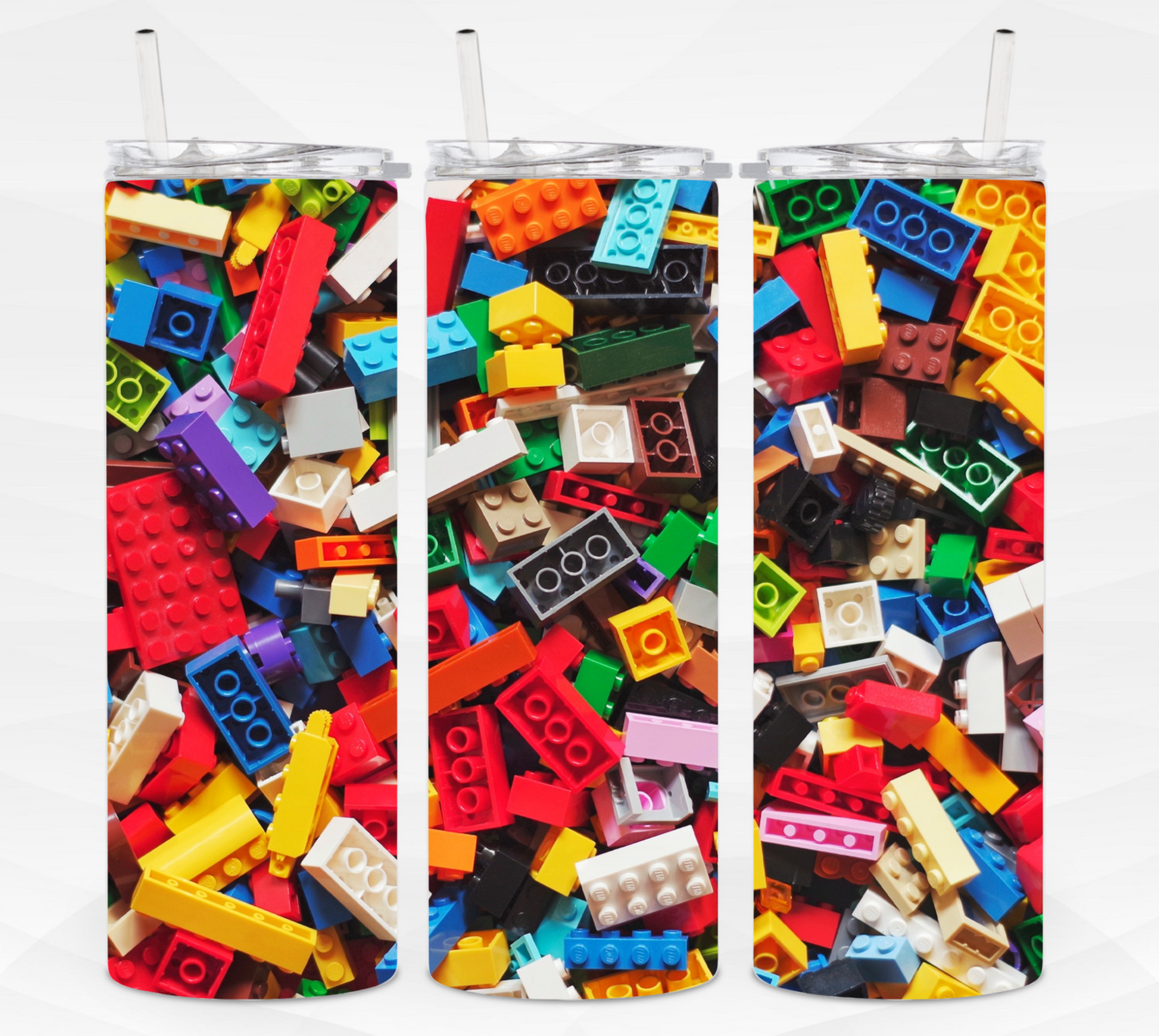Small Blocks Skinny Tumbler