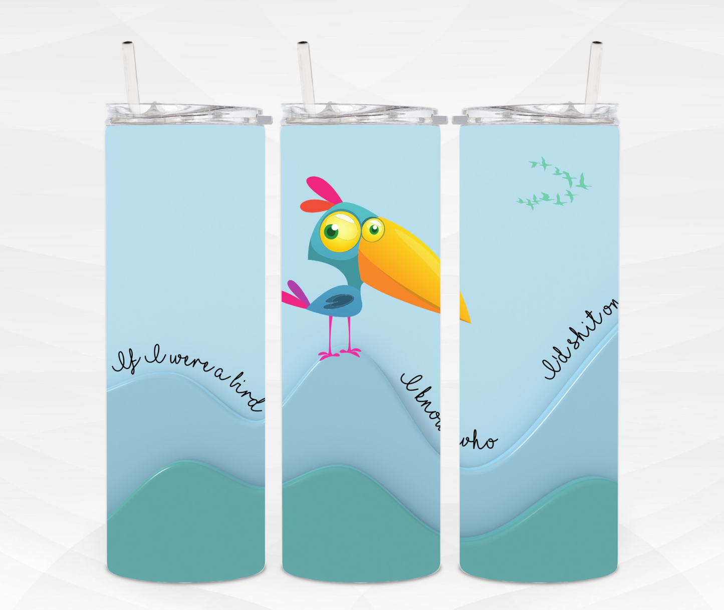 I Know Who... Skinny Tumbler