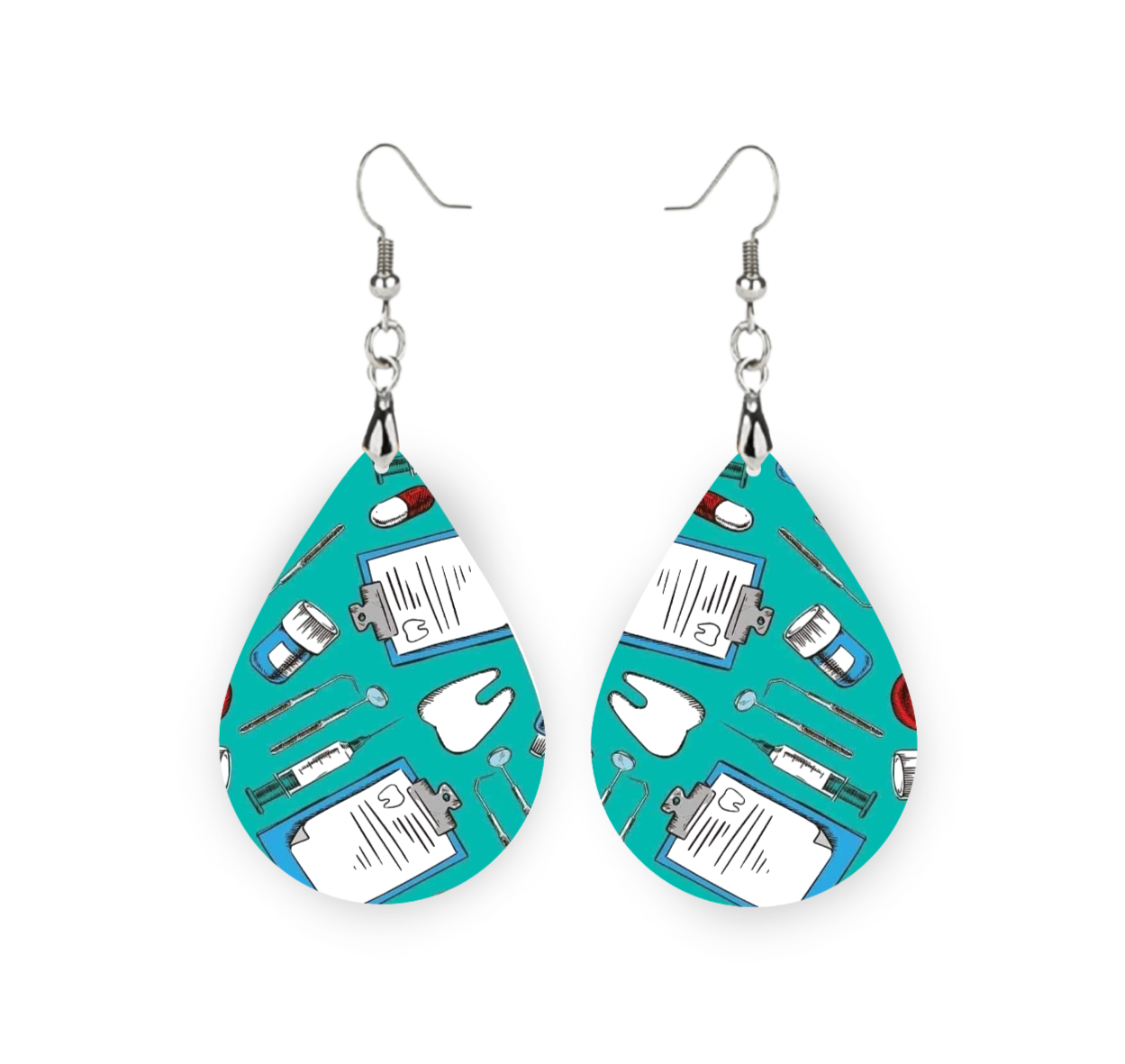 Dental Teardrop Earrings
