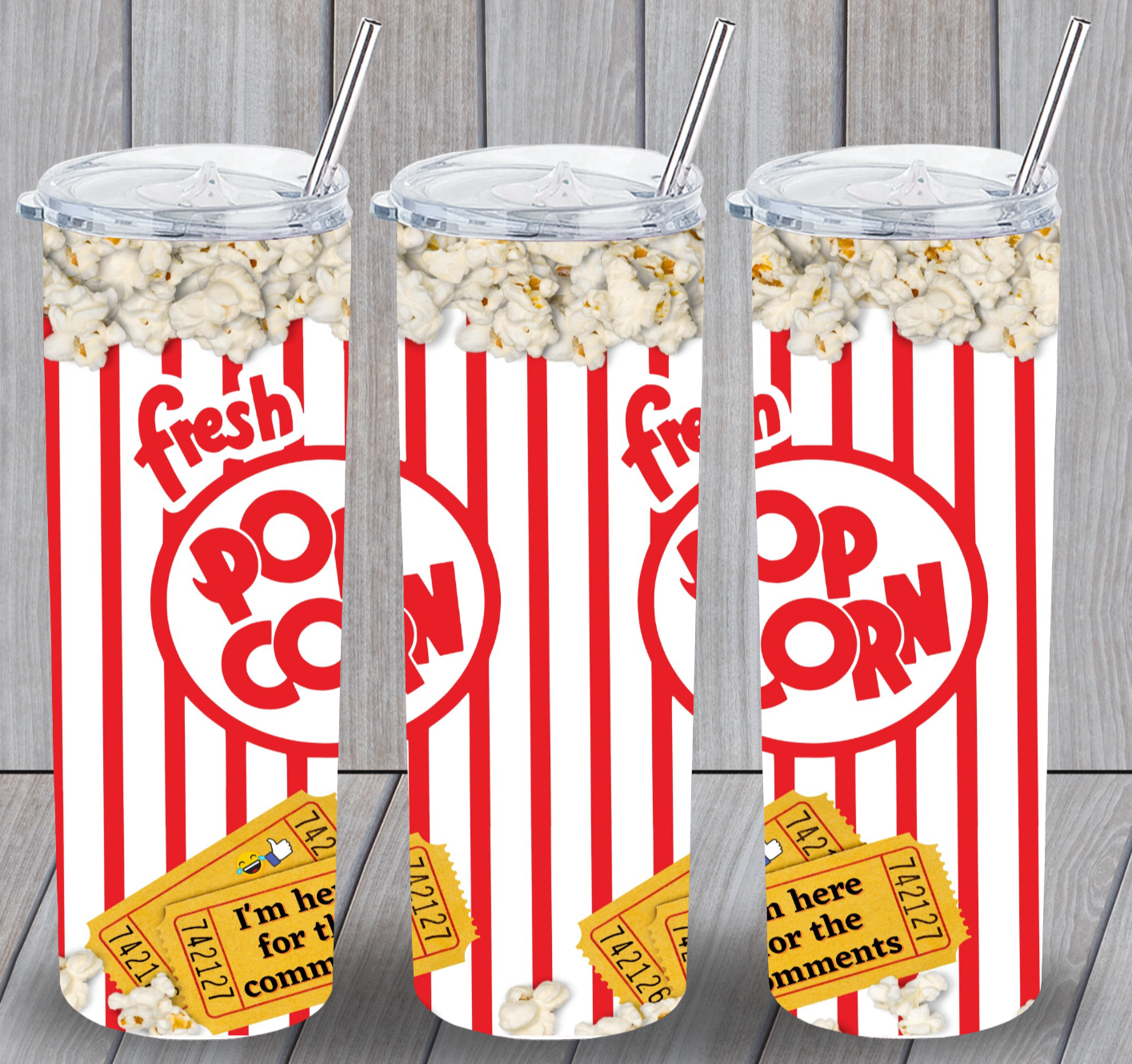 Popcorn Skinny Tumbler
